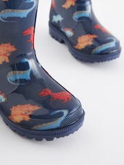 Marineblau/Dinosaurier - Gummistiefel - Bild 4 von 5