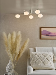 Dar Lighting Chrome Jasper 5 Light Semi Flush Ceiling Light - Image 1 of 4