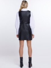 River Island Black 2-In-1 Pinny Dress - Image 2 of 4