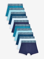 Blue Trunks 10 Pack (1.5-16yrs) - Image 1 of 11