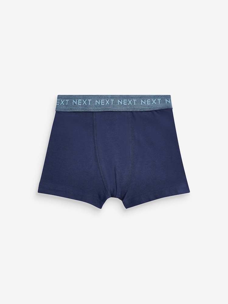 Blue Trunks 5 Pack (2-16yrs) - Image 4 of 7