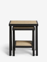 Black Abel Rattan Nest of Tables - Image 3 of 6