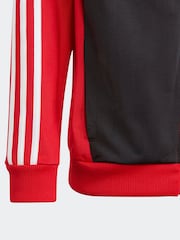 adidas Red Sportswear Essentials 3-Stripes Tiberio Tracksuit - Image 5 of 7