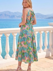 Roman Green Petite Abstract Dress - Image 2 of 4