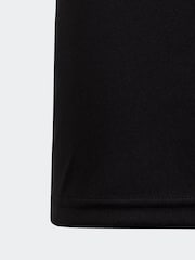 adidas Dark Black Sportswear Junior Train Essentials AEROREADY 3-Stripes Regular-Fit T-Shirt - Image 5 of 6