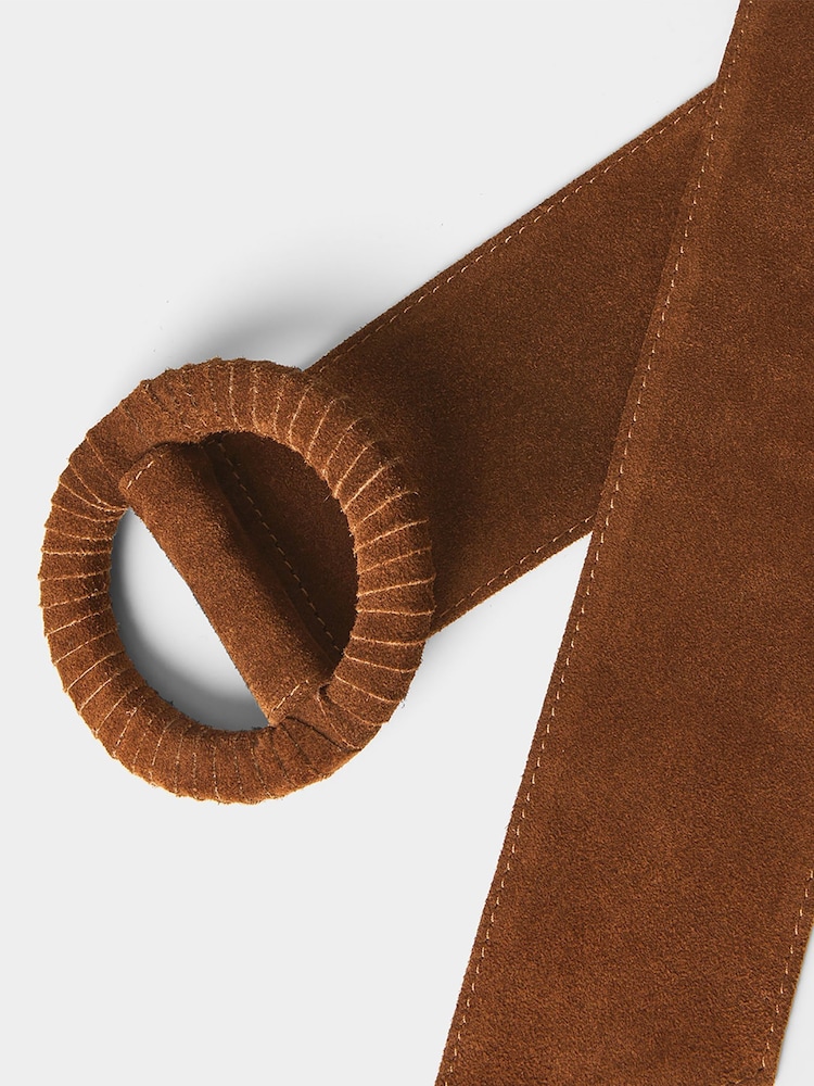Joe Browns Brown My Saviour Suede Belt - Image 2 of 3