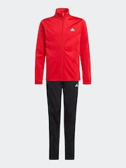 adidas Red Essentials Big Logo Tracksuit - Image 2 of 7