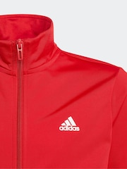 adidas Red Essentials Big Logo Tracksuit - Image 5 of 7