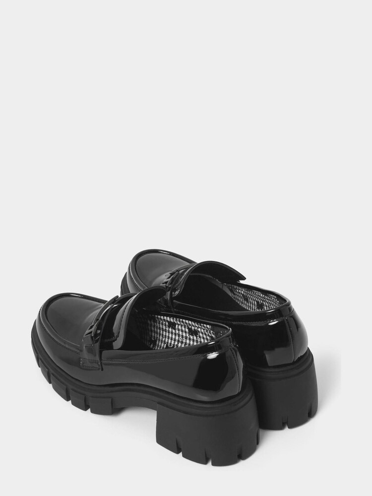 Joe Browns Black City Chic Chunky Loafers - Image 3 of 6