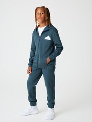adidas Green Kids Future Icons Logo Tracksuit - Image 4 of 12