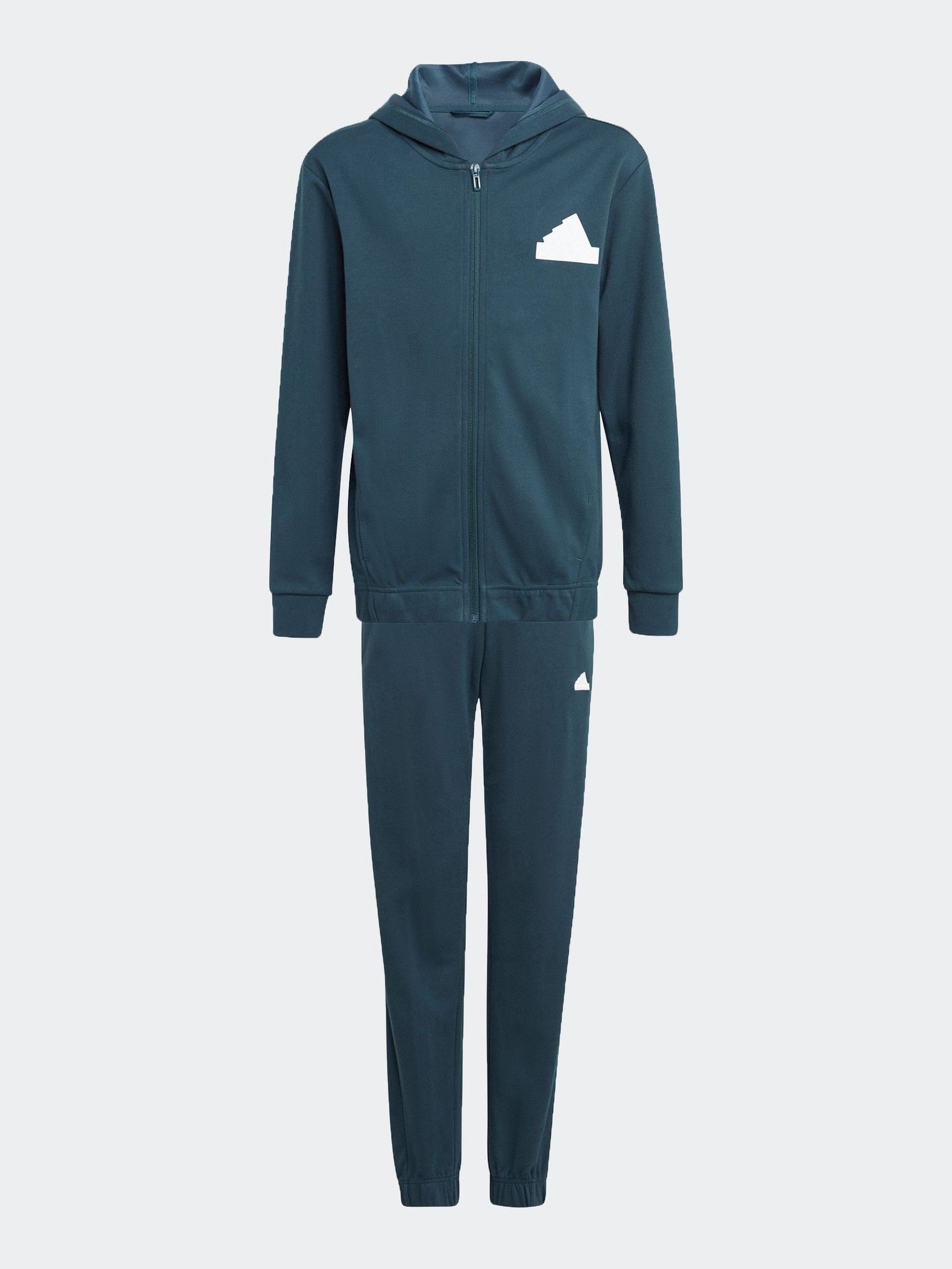 Buy adidas Green Kids Future Icons Logo Tracksuit from Next Luxembourg