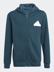 adidas Green Kids Future Icons Logo Tracksuit - Image 8 of 12