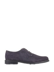 Jones Bootmaker Blue Landry Leather Derby Shoes - Image 1 of 5