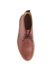 Jones Bootmaker Driffield Leather Brown Chukka Boots - Image 4 of 5