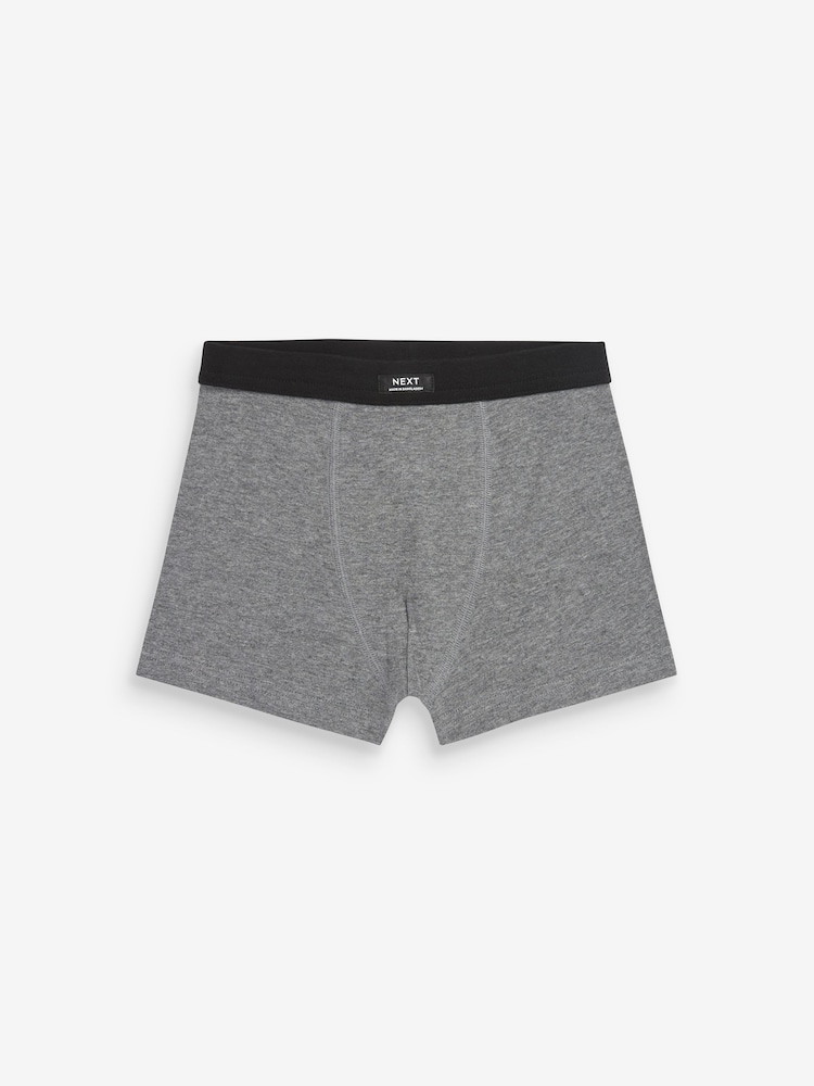Grey Soft Waistband Trunks 5 Pack (1.5-16yrs) - Image 3 of 8
