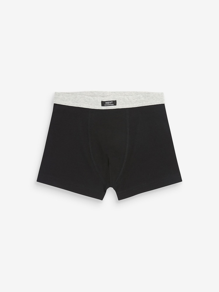 Grey Soft Waistband Trunks 5 Pack (1.5-16yrs) - Image 5 of 8