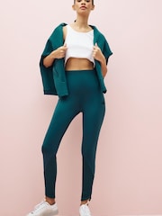 adidas Green Sportswear Z.n.e. Leggings - Image 2 of 4