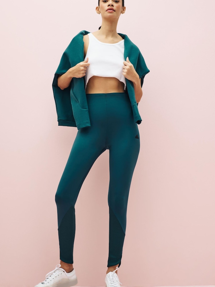 adidas Green Sportswear Z.n.e. Leggings - Image 2 of 4
