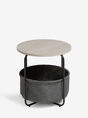 Grey Fabric Side Table - Image 5 of 7