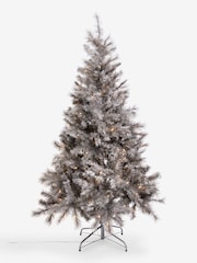 Pewter Grey Lit 6ft Pewter Collection Luxe Christmas Tree - Image 3 of 5