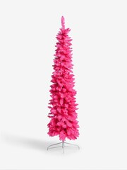 Pink 6ft Slim Christmas Tree - Image 1 of 5