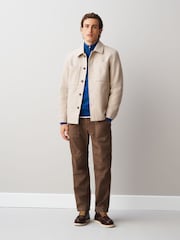 Neutral Soft Touch Padded Shacket - Image 3 of 10