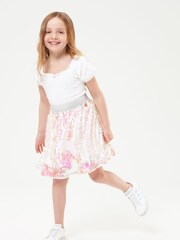 Angel & Rocket Pink Iridescent Sequin Skirt - Image 2 of 6