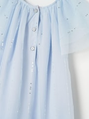 Angel & Rocket Blue Sequin Party Mesh Dress - Image 6 of 6