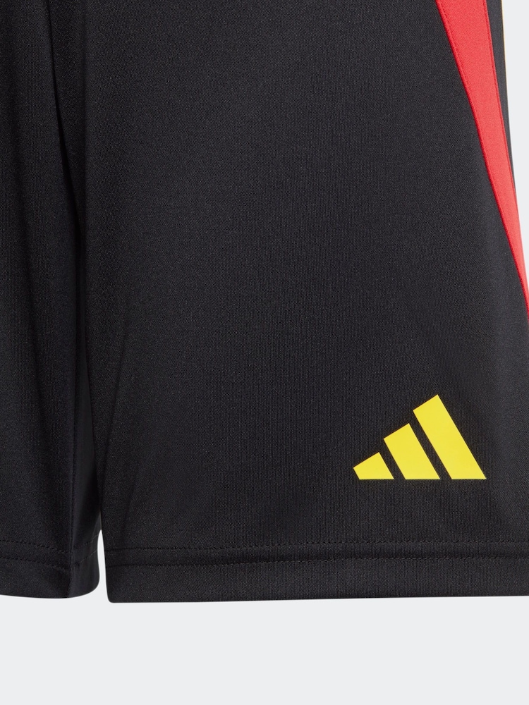 Czerwono-czarny - adidas Fortore 23 Football Shorts - Image 4 of 6