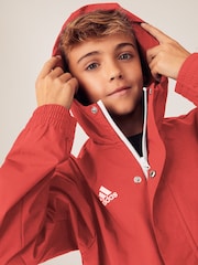 adidas Red Entrada Rain Jacket - Image 2 of 8