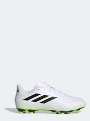 adidas White/Black Sport Performance Adult Copa Pure.4 Flexible Ground Football Boots - Image 1 of 9