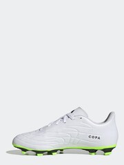 adidas White/Black Sport Performance Adult Copa Pure.4 Flexible Ground Football Boots - Image 2 of 9