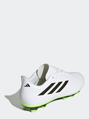 adidas White/Black Sport Performance Adult Copa Pure.4 Flexible Ground Football Boots - Image 4 of 9