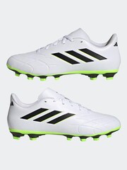 adidas White/Black Sport Performance Adult Copa Pure.4 Flexible Ground Football Boots - Image 5 of 9