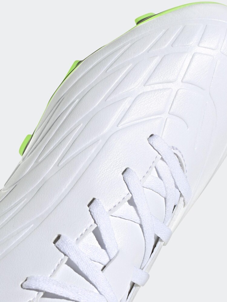 adidas White/Black Sport Performance Adult Copa Pure.4 Flexible Ground Football Boots - Image 9 of 9