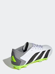 adidas White/Black Adult Predator Accuracy.3 L Firm Ground Boots - Image 3 of 9
