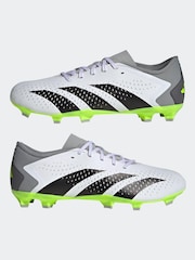 adidas White/Black Adult Predator Accuracy.3 L Firm Ground Boots - Image 5 of 9