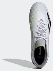 adidas White/Black Adult Predator Accuracy.3 L Firm Ground Boots - Image 6 of 9