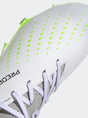 adidas White/Black Adult Predator Accuracy.3 L Firm Ground Boots - Image 8 of 9