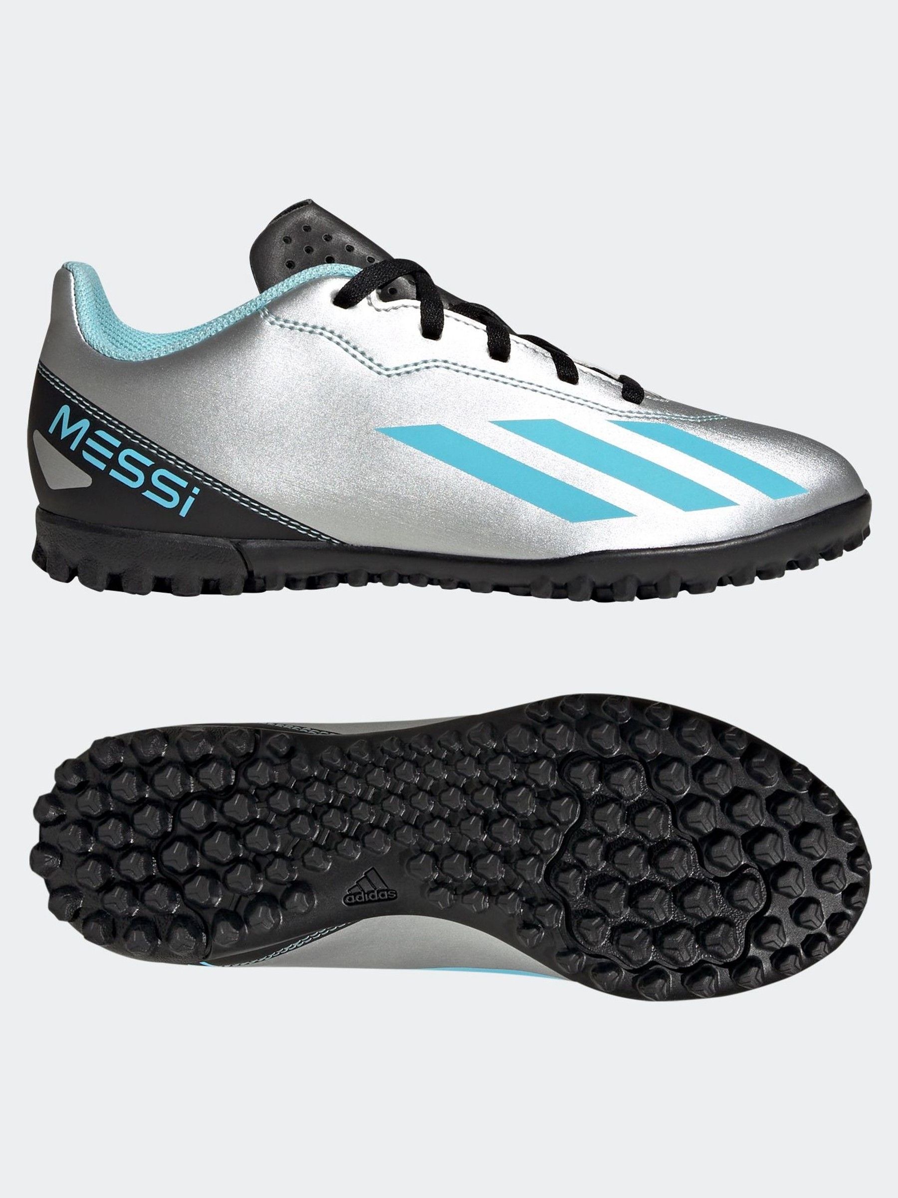 Children's messi astro turf trainers cheap