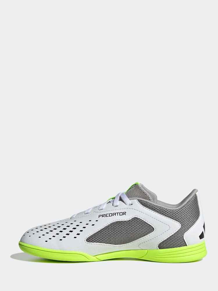 adidas White/Black Football Boots - Image 2 of 9