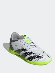 adidas White/Black Football Boots - Image 3 of 9