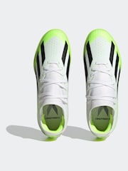 adidas White/Black X Crazyfast.3 Turf Football Boots - Image 6 of 9