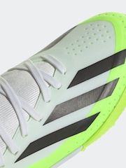 adidas White/Black X Crazyfast.3 Turf Football Boots - Image 8 of 9