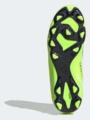 adidas White/Black X Crazyfast.4 Flexible Ground Football Boots - Image 6 of 9