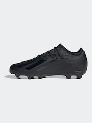 adidas Black Football Performance Kids X Crazyfast.3 Firm Ground Boots - Image 2 of 9