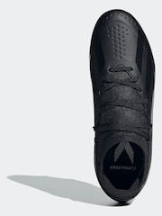adidas Black Football Performance Kids X Crazyfast.3 Firm Ground Boots - Image 6 of 9