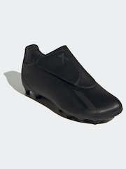 adidas Black Football X Crazyfast.4 Hook-and-Loop Flexible Ground Boots - Image 3 of 9