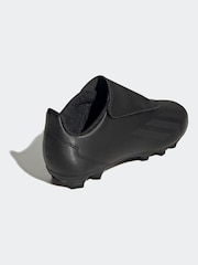 adidas Black Football X Crazyfast.4 Hook-and-Loop Flexible Ground Boots - Image 4 of 9