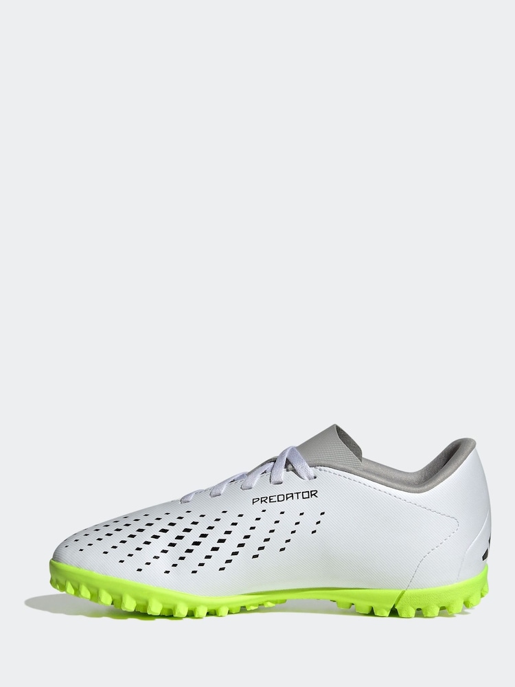 adidas White/Black Football Sport Kids Predator Accuracy.4 Turf Boots - Image 1 of 6
